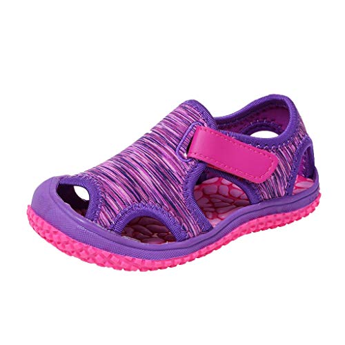 FGUUTYM Kinder Badeschuhe Mädchen Junge Schwimmschuhe Hollow Out Wasserschuhe Schnell Trocken Sommerschuhe Badesoken Kleinkind Weichen Sohlen Kindersandalen Strandschuhe Für Baby Beach Pool