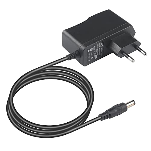 DMX Konsole Zubehör 9V DC Netzteil, 9V Gitarre Pedal Netzteil, 9 Volt 500mA Ladekabel für Klavier Keyboard, Gitarre Effekte Pedal Adapter Center Positiv.