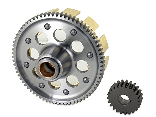RESO Kupplungszahnrad + Antriebsritzel SET- Sport - 71/23 Zähne - geradeverzahnt, erleichtert, verstärkt, zusätzliche Schmiernut - für leistungsstarke Simson-Motoren - M531 - M743