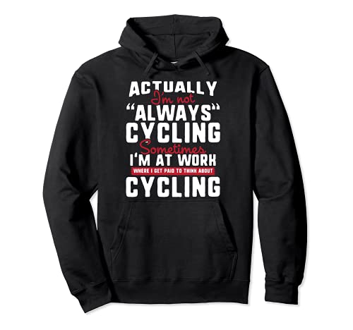 Radsportdesign für Radsportler und Radshop-Mitarbeiter Pullover Hoodie