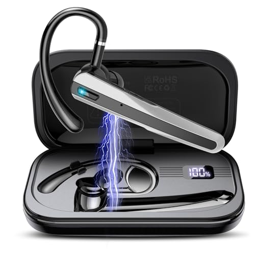 AI Kopfhörer Übersetzer, 3-in-1 Headset Kabellos Freisprech 164 Sprachen mit ENC Dual Mic, 120H Bluetooth 5.3 Übersetzer Kopfhörer, 3 Übersetzungsmodi Echtzeit Übersetzer Headset für Business, Reisen