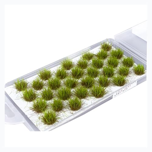 Modellbau Gras Statische Grasbüschel,32 PCS Gras Matte Modell Machen Gras Tufts Statische Grasbüschel Modellbau Miniatur Deko Modellbau füR DIY Eisenbahn Zug Landschaft Kunstrasen Miniatur Gras Deko