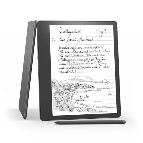 Kindle Scribe (2022) - 32 GB – der erste Kindle, der auch ein digitales Notizbuch ist – mit Paperwhite-Bildschirm (10,2 Zoll, 300 ppi) und Premium-Eingabestift