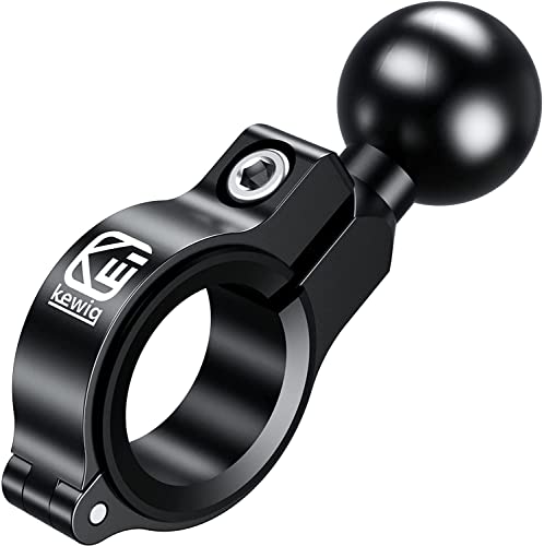 1" Kugelhalterung kompatibel mit Lenkern mit einem Durchmesser von 0,5" bis 1,26", geeignet für RAM Halterungen, 1" Kugelhalterung