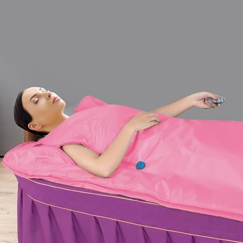 650W Ferninfrarot Saunadecke aus Oxford-Stoff und Faserstoff, 2 Zone Einstellbare Temperatur Infrarot Saunadecke mit Fernbedienung, Infrared Sauna Blanket Ferninfrarot Heizdecke für Entspannung Detox