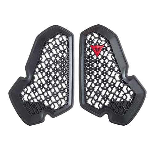 Dainese - Pro-Armor Chest 2 PCS 2.0, Motorrad Brustprotektor für Erwachsene, Motorrad Brust Protektor Level 1 Zertifiziert, Flexibel, Leicht und Atmungsaktiv, 2 Stück, Unisex, Schwarz