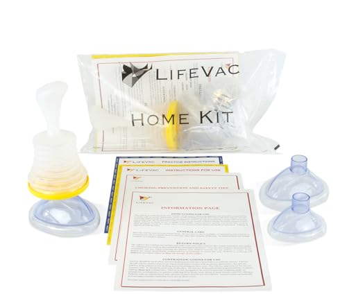 LifeVac Notfallgerät gegen Erstickungsgefahr,Durchsichtig,4 Unité (Lot de 1)