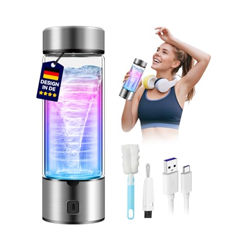2025 Neue Technologie Wasserstoff Wasserflasche【Wasserstoffgehalt 3000PPB 】420 Mlhydrogen Water Bottle【2025 Innovation IHSA-Zertifiziertes H₂/O₂-Trennsystem】Hydrogen Wasserflasche