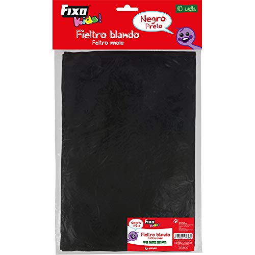 Fixo Filzbeutel, Schwarz, 20 x 30 cm, 10 Stück