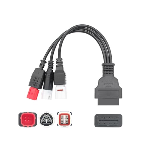 Motorrad Obd2-Diagnosekabel, 3-in-1-Adapter-Tool, 1für Yamha 6 Pin zu 3pin 4pin 6pin