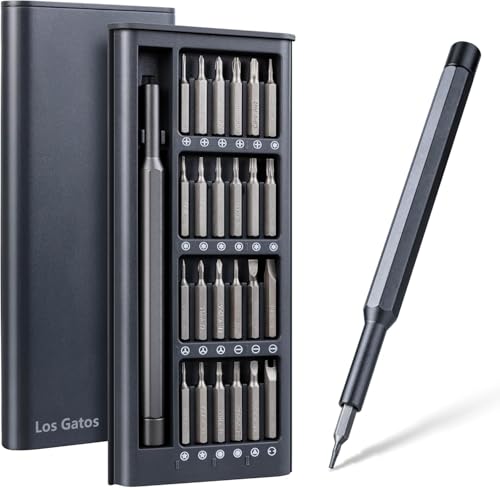 Feinmechaniker Schraubendreher Set Mini Werkzeug: LOSGATOS Klein Schraubenzieher Set mit 24 S2 Bits - Präzision Reparatur Werkzeugset for Handy PC Laptop Macbook iphone Computer PS4 PS5 Brillen usw.