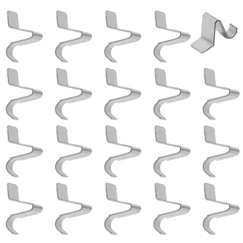 20 Stück Schrankregalklammern,Glasbodenträger robuste Regalhalterung Unsichtbar aus Metall, Regalklammern, Halterungen, Regalstützstifte, Regalstifte für Holzregale,Regal Clip Halter Regal Clips