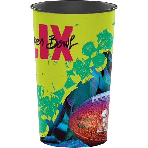 Trendware NFL Super Bowl LIX Kunststoffbecher, 625 ml, 8 Stück