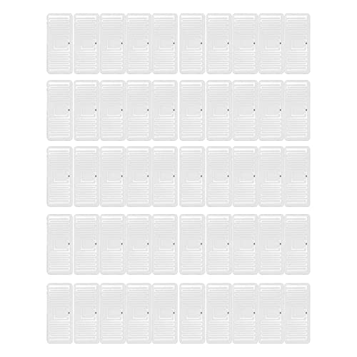 100 Stück RFID-Tags, Km4q-Chip-Etikett mit Selbstklebender Einlage, Unterstützt ISO 18000-6C EPC Class1 Gen2-Protokoll, 860-960 MHz Wiederverwendbare UHF-RFID-Tags, 43 X 18 Mm