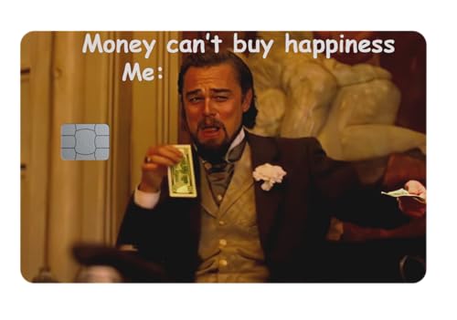 Meme Film Kreditkarten Aufkleber | Transport, Debitkarte, Kreditkarte | Abdeckung & Personalisierung von Bankkarten | Blasenfrei, schlank, wasserdicht
