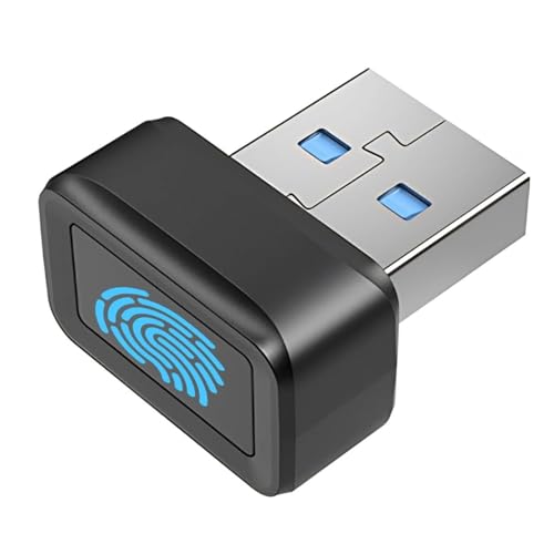 USB-Fingerabdruckleser, 360° Touch, Schnell Passender Biometrischer Scanner, für Hello-Fingerabdruckscanner, Bis zu 10 Fingerabdrücke, für 10 11 32 64-Systeme