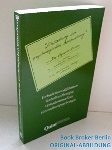 Einladung zur psychologischen Behandlung