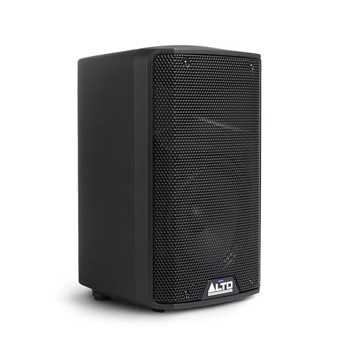 ALTO TX408 350 Watt 8-Zoll Aktiver PA Anlage mit Bluetooth, 2-Kanal Mixer, Line-Pegel für Mobile DJs und Musiker, für Kleine Clubs, Proben und Events