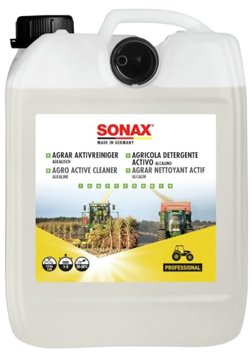 SONAX AGRAR AktivReiniger alkalisch (5 Liter) Extreme Reinigungsleistung auch bei verhärteten Schmutzbelägen | Art-Nr. 07265000