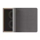 KEYFIVE Silikon Induktionsschutzmatte 78x53cm, Herdabdeckung Ceranfeld für Glaskeramikkochfeld, Rutschfest Herdabdeckung Induktionsfeld, Induktionskochfeld Schutzmatte für Glaskeramik Kochfeld