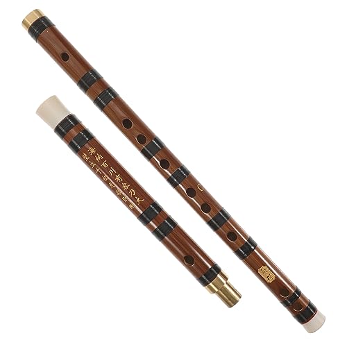 Abaodam 1 Satz zweiteilige Musikinstrumente musical instruments hochstihl abnehmbare alte chinesische spielzeug Bambusflöte für Anfänger Angebot für musikalisches Spielen