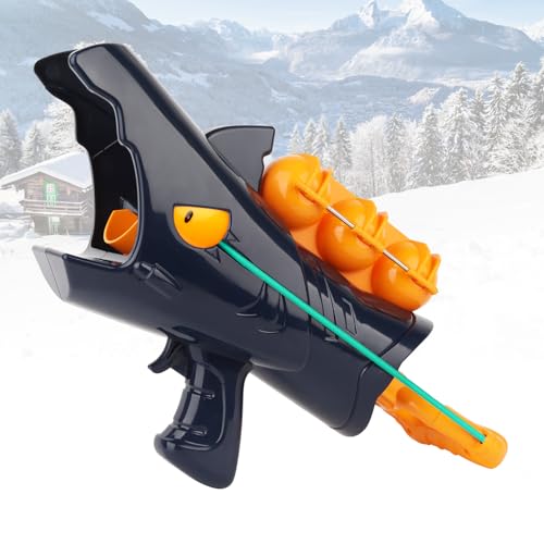 Schneeball Kanone Spielzeug, Schneeball Macher Schneeball Maker Schneeball Pistole Schneeball Blaster Schneeball Kämpfe Spielzeug für Kinder Jungen Mädchen im Freien Spielen Schnee (Blau)