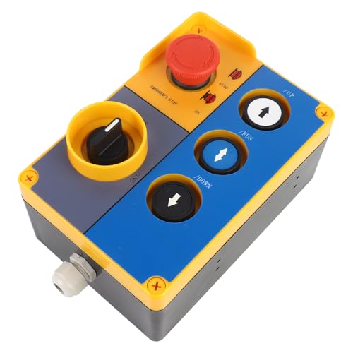 Aufzugsinspektionskasten, Feuerfester, Wasserdichter, Staubdichter ABS-Handschaltkasten, 22-mm-Loch, Bietet Lösung für die Aufzugswartung mit Komfort für den Gewerblichen und