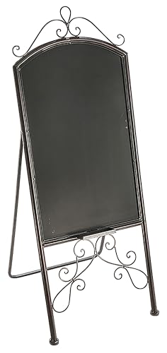 Kobolo Dekotafel Werbetafel Standtafel Kundenstopper Bistrotafel - Metall - 40x40x100 cm