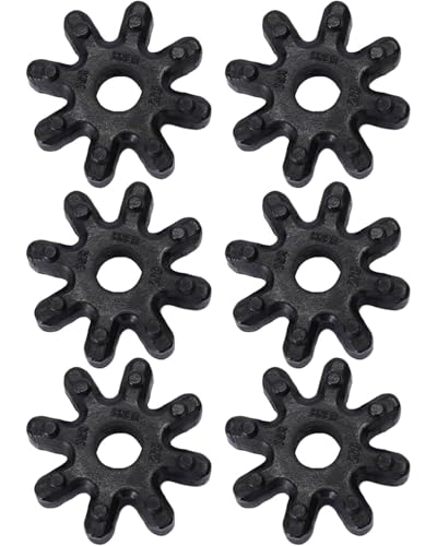LOZTBUE 6 Stück Automotive Lenksäule Kupplung, Flex-Kupplung, Kupplung Lenkung Kupplung Kunststoff, Lenkung Kupplung Lenksäule Getriebe Zwischenstange Bushing Coupler