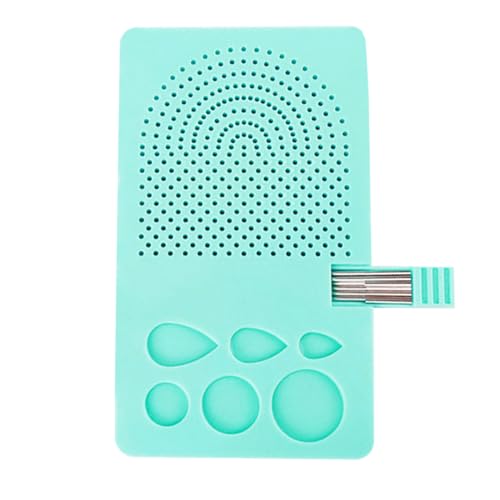 WLICCHS Paper Quilling Kits Quilling-Werkzeug Quil Board mit Pins Storage Light Blue Grid Guide und Quilling Template für die Papierherstellung Winder Roll Square Craft Heimwerkzeug