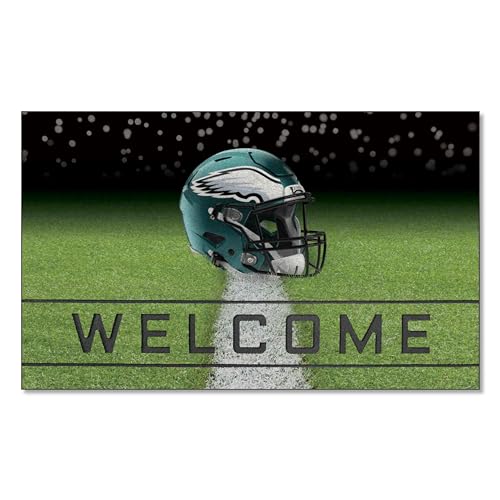 FANMATS Team Color Fußmatte, Gummi, Philadelphia Eagles, 45,7 x 76,2 cm, 1 Packung