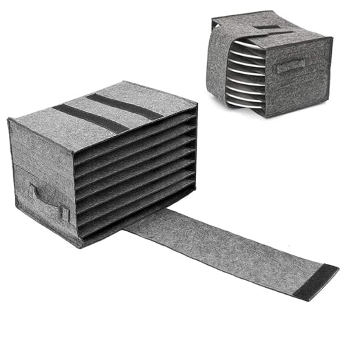 Tellerhalter Wohnmobil,Tassenhalter Wohnmobil Teller Aufbewahrung für 8 Teller 6 Tasse,Teller Organizer Schrank Camping Zubehör Küche Becherträger für Wohnmobile,Wohnwagen und Boote (Tellerständer)