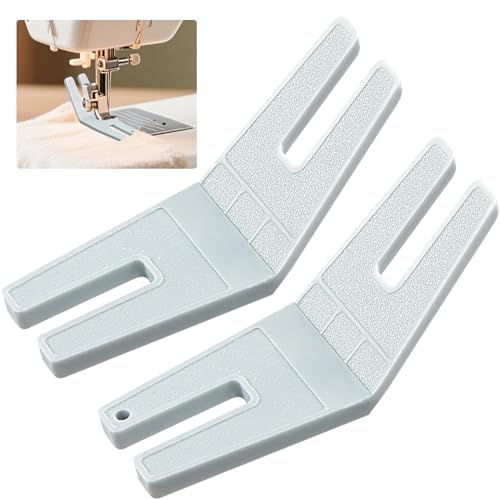 2er-Pack Hebamme NäHhilfe,HöHenausgleich NäHmaschine,NäHwerkzeuge NäHfuß,Pullover Nahtzugabe Hilfe,NäHen NäHen ZubehöR,Obertransportfuß NäHmaschinen ZubehöR,FüR NäHmaschine W6,Grobjean Und Saum Usw