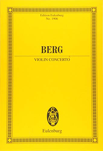Violinkonzert: Violine und Orchester. Studienpartitur. (Eulenburg Studienpartituren)