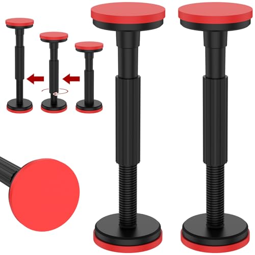 NIHUIFDPY Teleskop-Stützstange, 18–45 cm, verstellbar, 3. Handstützsystem, strapazierfähig, 200 kg Gewichtskapazität, hohe Härte, Türrahmenstrebe, Teleskopstütze, Schrank, Hebebügel für Sofa,