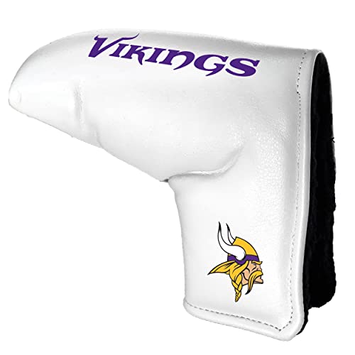 Team Golf NFL Minnesota Vikings – Bedruckte Team Golf NFL-Tour-Blade-Putterabdeckung (weiß), passend für die meisten Blade-Putter, Scotty Cameron, Taylormade, Odyssey, Titleist, Ping, Callaway