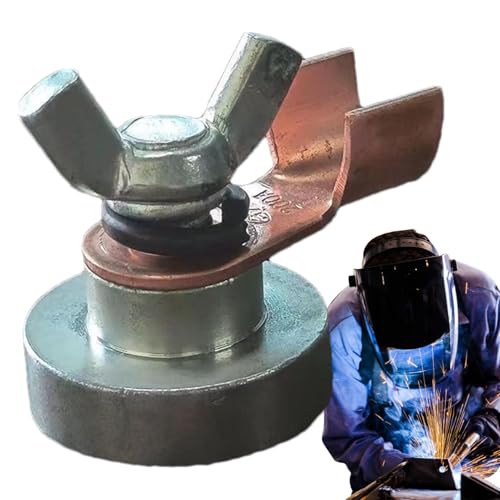 Magnetic Welding Ground Clamp, Strong Welding Support, Powerful Head, Sturdy Stability Tool, Adjustable, Arc Welder Accessory, General Use, Enhanced Grip for Precision