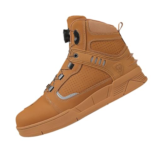 Kraftpaid Motorradschuhe FüR Herren,BelüFtete Motorradschuhe FüR Herren,MotorradSportschuhe,VerschleißFest,Mit Einstellknopf,Atmungsaktiv,Geeignet FüR Motorradreisen,GeläNdefahrten,Pendeln
