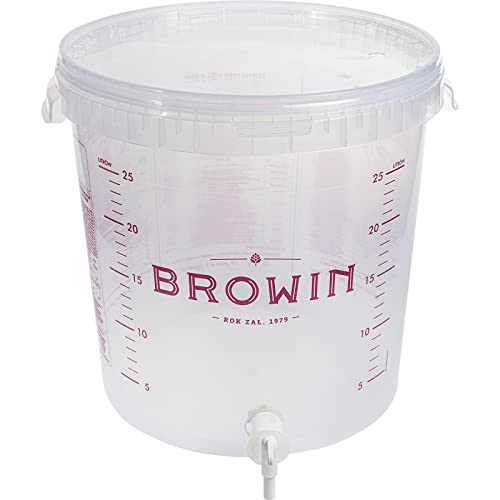 Browin Gärbehälter, Kunststoff, Weiß, 30 L