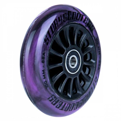 Story 10 Spoked Stunt-Scooter Rolle Abec9 100mm (Lila Swirl)