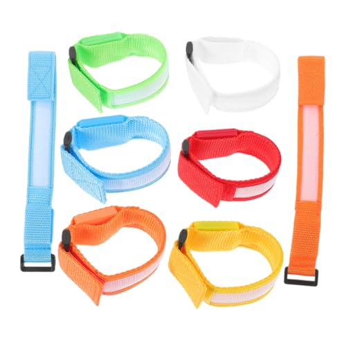 Garneck 8Stücke LED Armbänder Leuchtende Blinkende Armbänder Für Partys Und Festivals LED Leuchten Bunten Farben Für Nächtliche Veranstaltungen