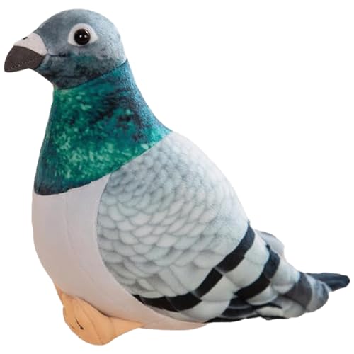LGWJHCY Taube Plüschtier, Kuscheltier Taube Vogel Plüschtier, Puppe für Kinder, Stofftier Taube Geeignet für Jungen, Mädchen Geburtstagsgeschenk Lustige Spielkameraden Zimmer Dekoration(20 cm)