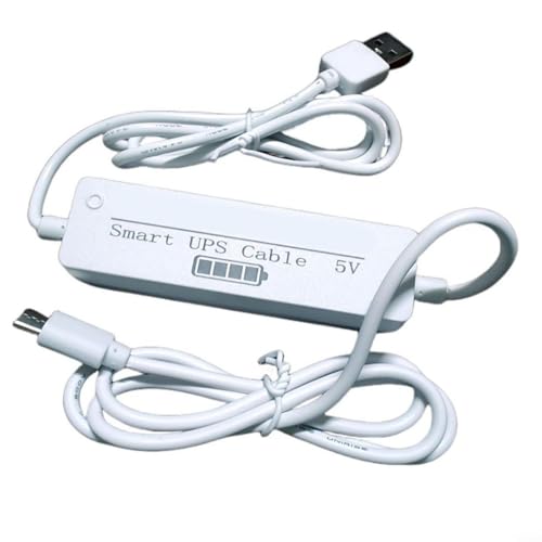BlissfulAbode USV-Backup-Batterie, 5 V, unterbrechungsfreie Stromversorgung für Kamera-Netzadapter, Sicherheitsüberwachung, Dauerbetrieb, 800 mAh/1200 mAh/1800 mAh (1800 mAh)