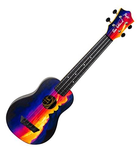 Flight, 4-saitige Elise Ecklund Sunset Signature Konzertwaage Ukulele (TUSL-EE)