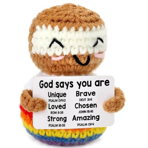CharmBurst Handgemachte Positive Jesus Geschenke, Religiöse Christliche Geschenke, Inspirierende Bibelvers Geschenke, Ostern Glücksbringer, Emotionale Unterstützung