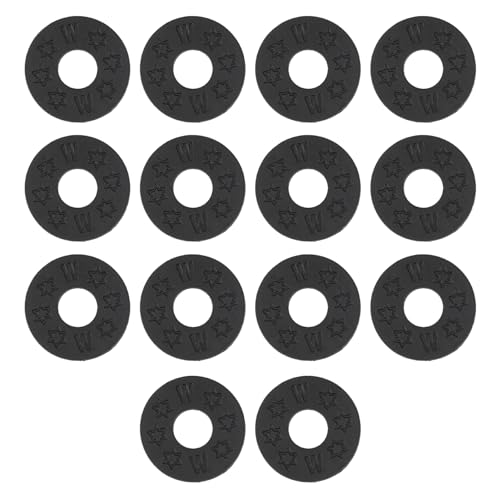 14 Stück Gitarren Gurt Schlösser, Strap Blocks Gurtblöcke Gitarren Schutz Zubehör Silikon Gitarrengurt Blöcke für Akustikgitarre E-Gitarre Bass Ukulele