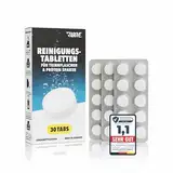 ABOVE. Reinigungstabletten für Trinkflaschen & Shaker – 30 TABS, MADE IN GERMANY I Hochwirksam gegen Ablagerungen & Gerüche I Ideal für Edelstahl-, Glas- & Kunststoff-Flaschen, Shaker & Kannen
