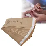 100 Stück Einweg-Nail Art-Reinigungstasche, 100 x 200 mm UV-Reiniger-Maschinentasche, Nail Art-Kosmetikwerkzeugzubehör für Haushalt, Nagelstudio und Schönheitssalon