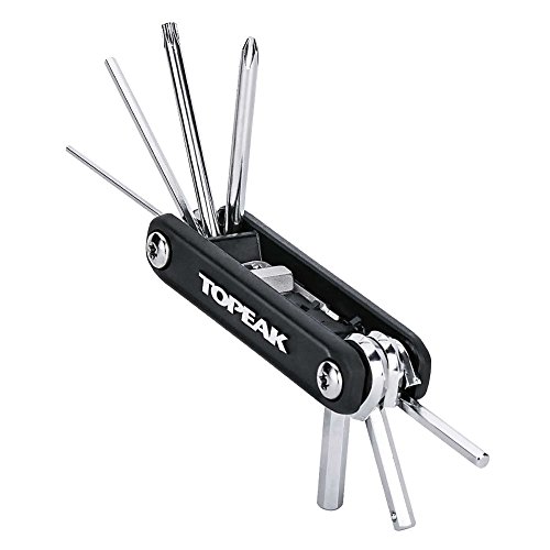Topeak x-Tool+, Klappwerkzeug, 11 Funktionen, ohne Tasche, Schwarz