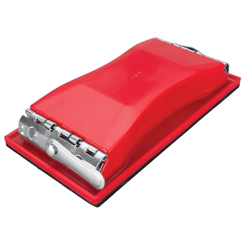 Performance Tool W3059 ABS Schleifklotz 4 x 8,25 Zoll (120 x 210 mm), Schleifklotz mit Schaumstoffauflage für Autolack, Karosseriewerkstätten, Holz- oder Metallgeschäfte, Trockenbau und Bastelprojekte